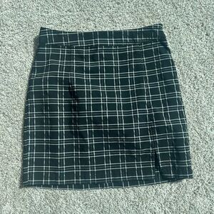 Garage plaid skirt